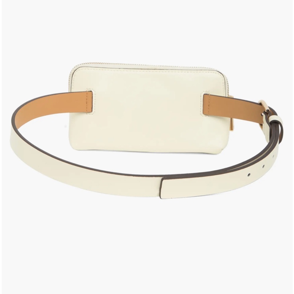 Kate Spade Belt Bag Leather Cream SZ-L-XL - Picture 3 of 6